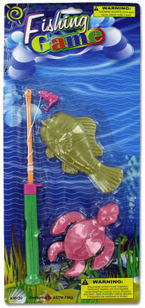 Toy Magnetic Fishing Lure Set Case Pack 24