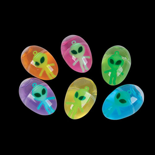 3"" Glow in the Dark Alien Baby Putty Egg Case Pack 12