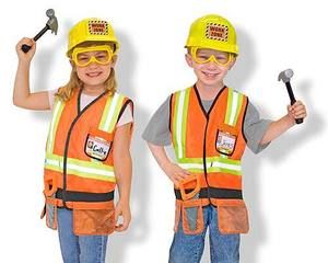 Construction Worker Role Play Costume Set