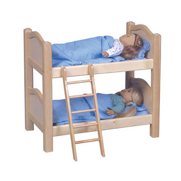 Doll Bunk Bed Natural