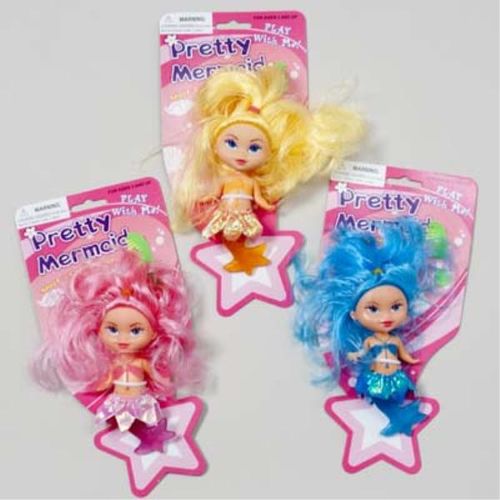 Pretty Mermaid Doll Case Pack 48