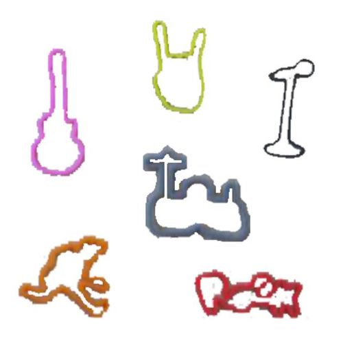 Shaped Silicone Bracelets- Rockband Case Pack 144