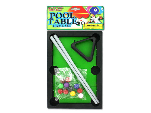 Pool table game set