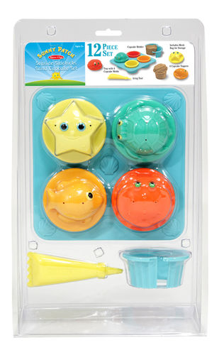 Seaside Sidekicks Sand Cupcake Set