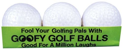 Goofy Golf Balls 3 Per Box