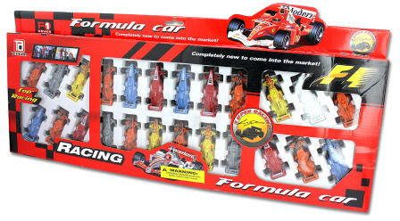 24-Pack of Mini Race Cars Case Pack 6