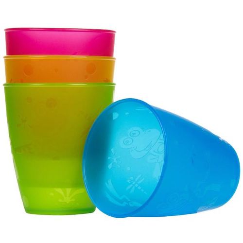 Nuby 4 pk Embossed Cups Case Pack 24