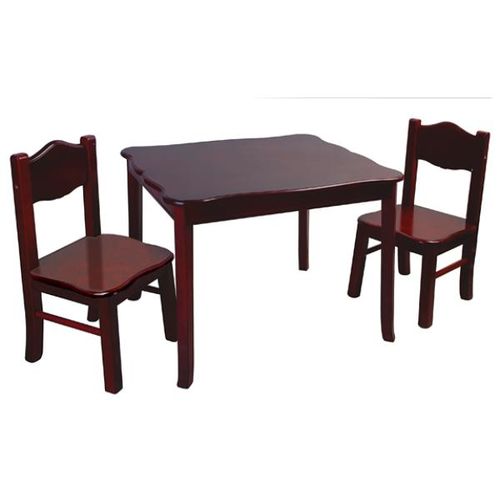 Classic Espresso Table & Chairs Set