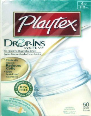 Baby Bottle Playtex Drop 4Oz 50Cp Case Pack 24