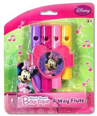 Disney Minnie Mouse Bowtique 4-Way Flute Musical Case Pack 48