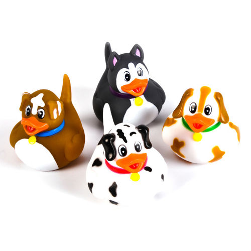 2"" Puppy Rubber Duckies Case Pack 12