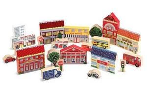 Town Blocks Play Set