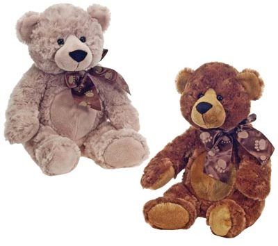 16"" 2Asst. Cuddle Bear W/Paw Case Pack 12