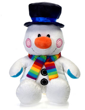 12"" Sitting Snowman Case Pack 12