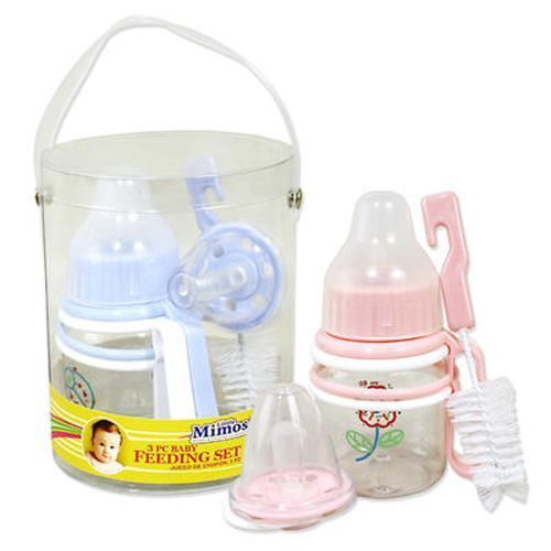 Baby Set 3 Piece With Bottle Assorted Case Pack 24