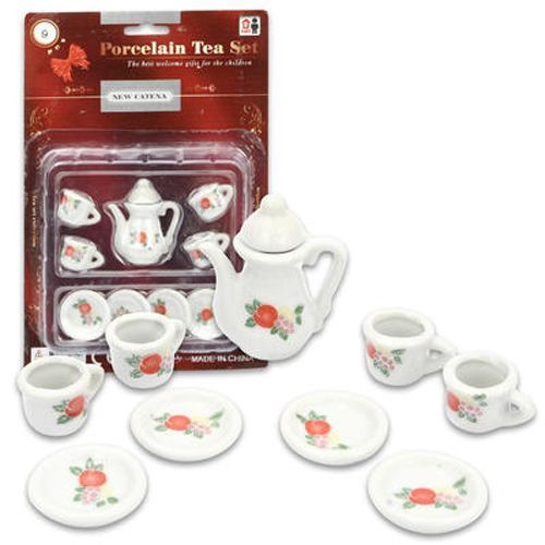 Porcelain Tea Set for Kids 9 Piece Case Pack 48