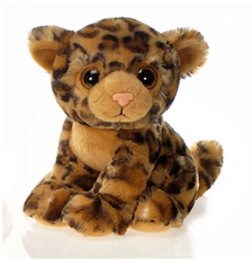 Lycon - 9"" Big Eye Sitting Leopard Case Pack 24