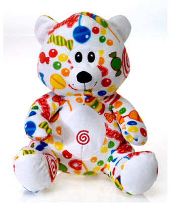 Fiesta Sweets - 10"" Red N'Orange Candy-Bear Case Pack 15