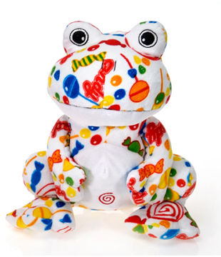 Fiesta Sweets - 10"" Red N' Orange Candy-Frog Case Pack 15