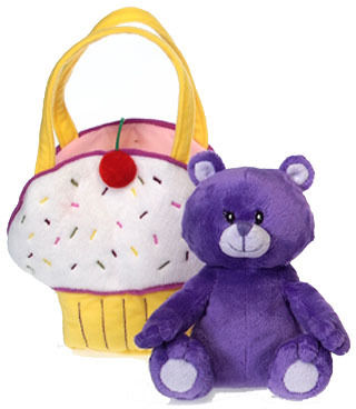 Fiestalicious - 6"" Sitting Purple Bear Case Pack 18