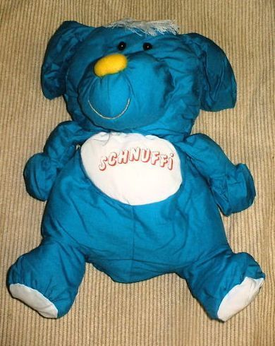 Schnuffi Stuffed Blue Dog Case Pack 36