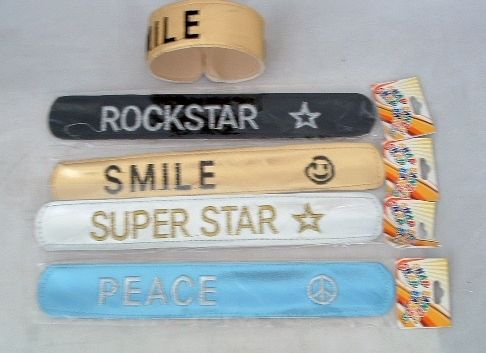 Slap Bracelet-Assorted Case Pack 200