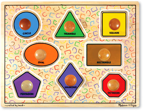 Large Shapes Jumbo Knob Puzzle