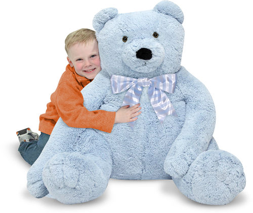 Jumbo Blue Teddy Bear