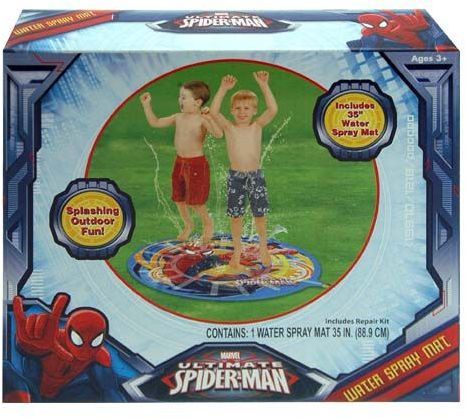 Spiderman 35"" Water Spray Mat Sprinkler Case Pack 6