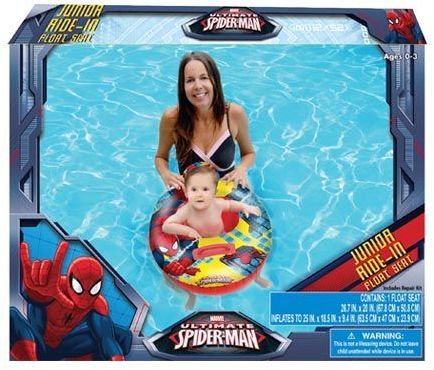 Spiderman Inflatable Jr. Ride Pool Raft Case Pack 6