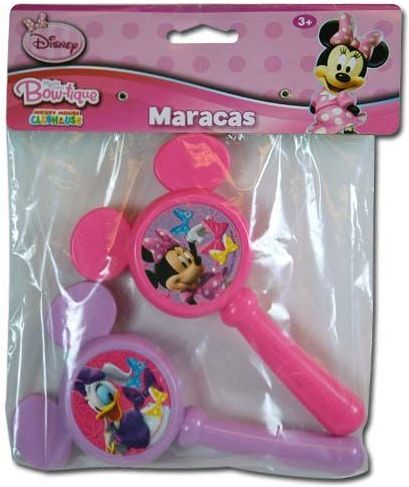 Disney Minnie Mouse 2Pk Maracas Kids Musical Case Pack 24