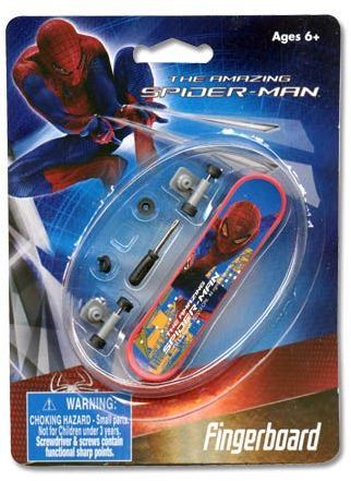 Spiderman 4 Finger Skate Board 2 Assorted. Case Pack 48