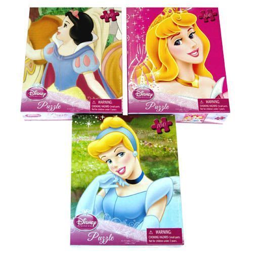 Princess 100Pc Puzzle, 3 Asstd. Case Pack 36