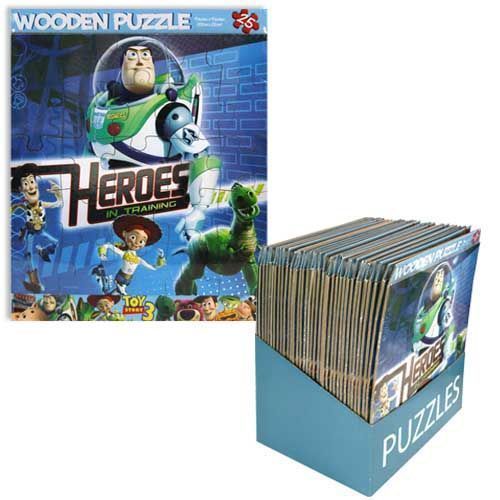 Toy Story 3 25Pc Wooden Puzzle Case Pack 36