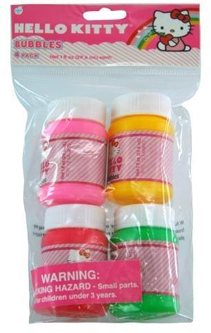 Horizon Hello Kitty Bubbles 4Pk Assorted Case Pack 48