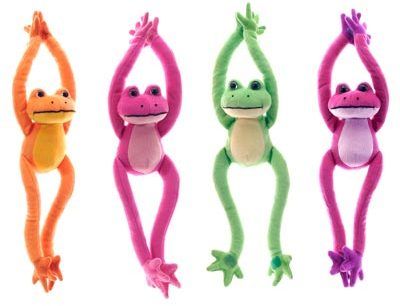 16"" 4 Asst. Color Long Legged Frogs - Case Pack 244