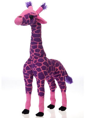 19"" Standing Purple Giraffe Case Pack 9