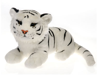 13.5"" Lying White Tiger Case Pack 8