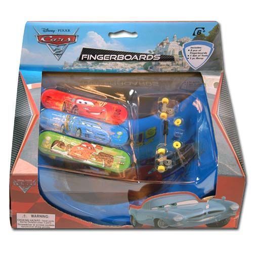 Cars 2 Skateboard Ramp With 3 Skateboards Case Pack 6