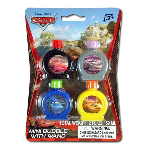 Cars 4 Pk 0.5Oz Shaped Bubbles Case Pack 48