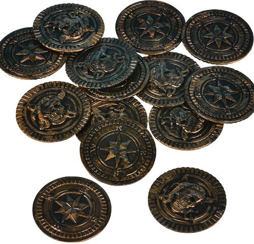 1.5"" Pirate Coins Case Pack 144