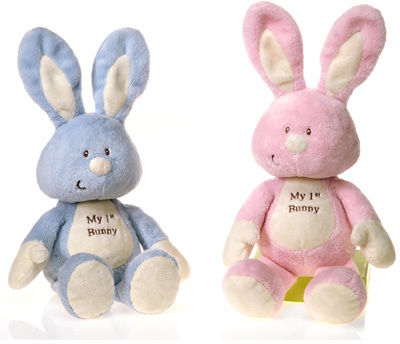 11"" 2 Asst. ""My 1st. Bunny"" B/B Bunnies Case Pack 24