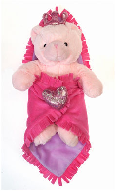 Blanket Babies- 11"" Pink Bear In Case Pack 12