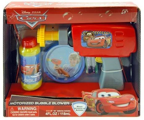 Cars 2 Battery Bubbles Gun & Bubbles 10.5x9x2.25"" Case Pack 24