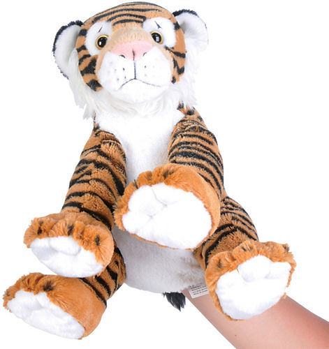 10"" Tiger Puppet With Sound