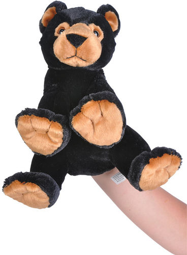 10"" Black Bear Puppet W/Sound