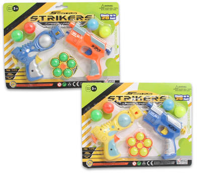 12 Pc Toy Ball Blaster & Gun Set Case Pack 36