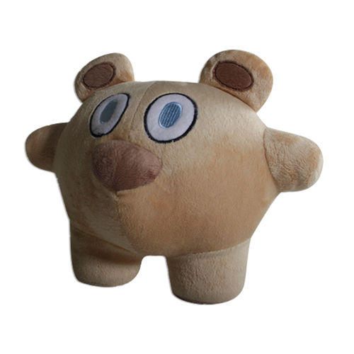 Bubele Patch Buddies  7"" Brave bear Soft Plush Toy - Little Brown with Blanket