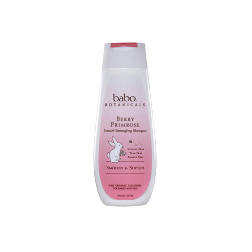 Babo Botanicals Smooth Detangling Shampoo - Berry Primrose - 8 fl oz