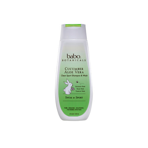 Babo Botanicals Shampoo and Wash Cucumber Aloe Vera - 8 fl oz